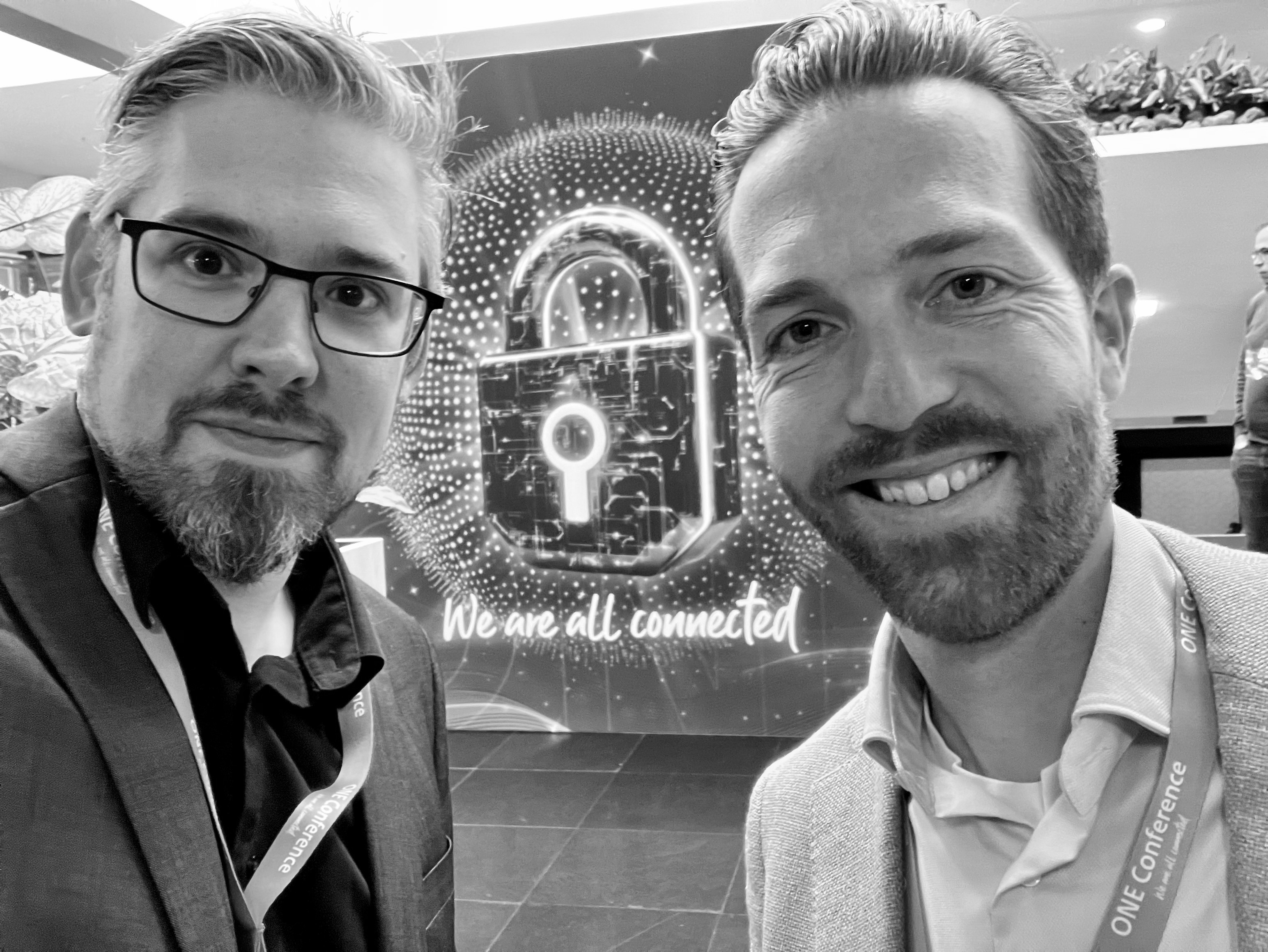 Marc and Hugo at ONE Conference 2025